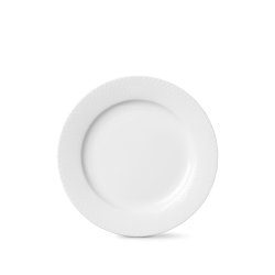 Lyngby Porcelæn - Rhombe White Plate 23 cm