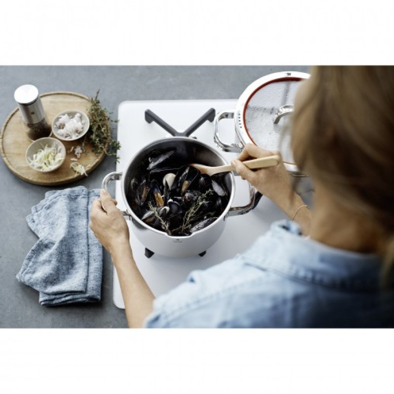 WMF 0760206380 Function 4 Kochtopf klein 20cm, rot