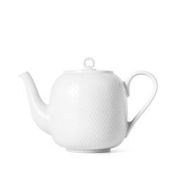 Lyngby Porcelæn - Rhombe Tea Pot 1.9 L - White