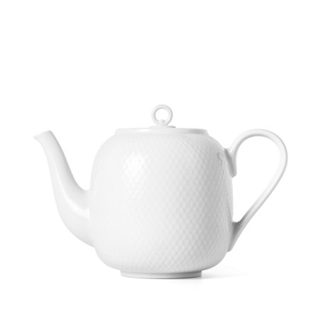 Lyngby Porcelæn - Rhombe Tea Pot 1.9 L - White