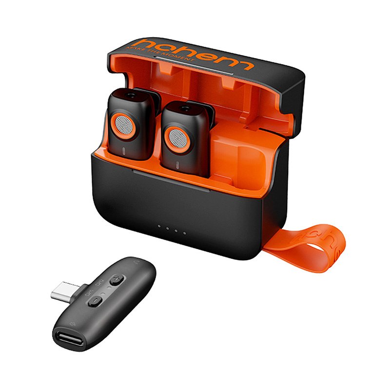 Microphone Hohem (2TX 1RX Charging Case )Type-C