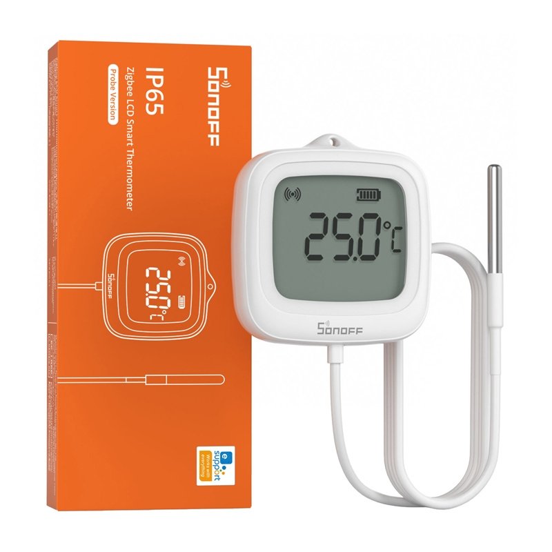 ZigBee LCD Temperature Sensor Sonoff SNZB-02LD (with probe)