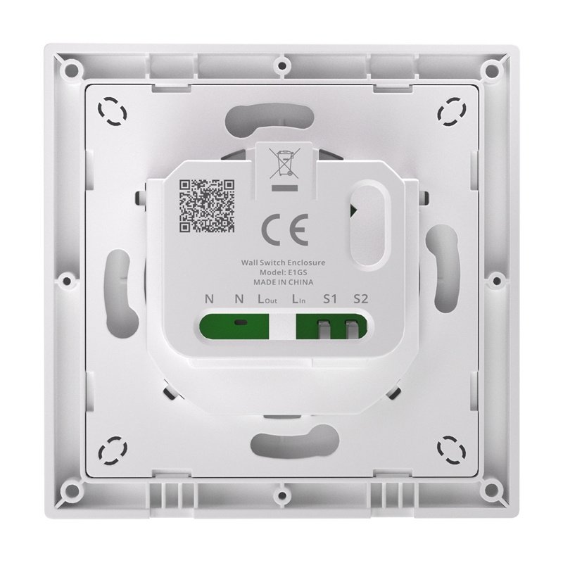 SONOFF E1GS wall switch housing (with N)