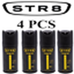 STR8 Men Ahead Deodorant Body Spray 48h Freshness 150ml - Pack of 4