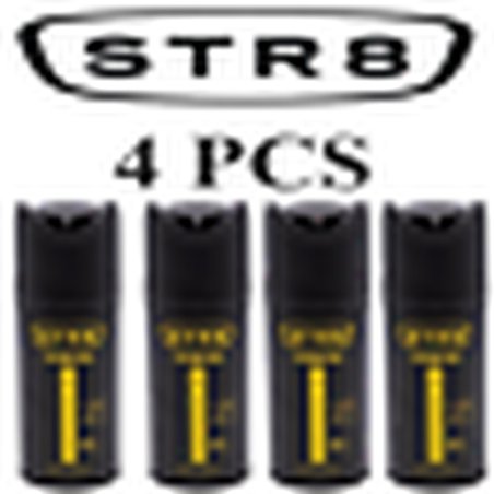 STR8 Men Ahead Deodorant Body Spray 48h Freshness 150ml - Pack of 4