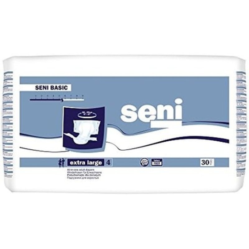 Seni Basic Disposable Underwear Size Extra Large 1.700ml 30 Pack