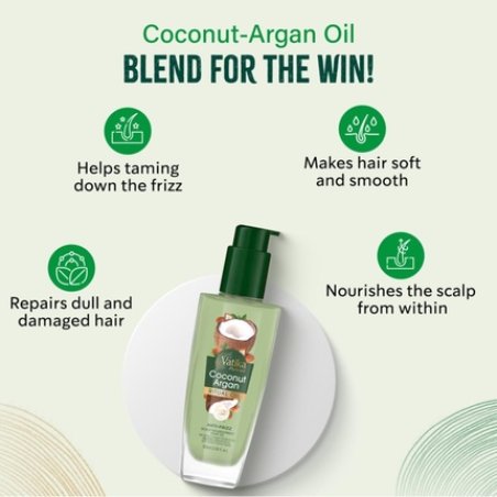 Vatika Naturals Ritual Coconut Argan Hair Oil 100ml Nourishing Hair Oil