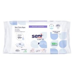 Seni Care Aqua Wet Wipes 48 Pcs