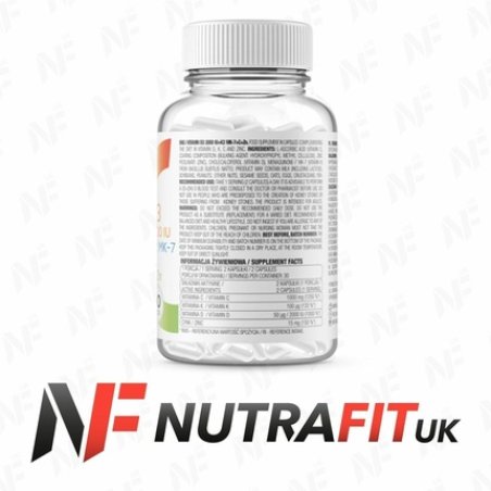 OstroVit Vitamin D3 2000 IU K2 MK-7 C ZN Immune System Bones Support Vit Zinc