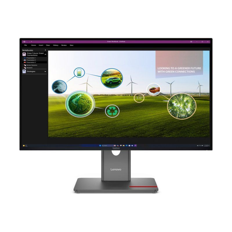Lenovo ThinkVision P27Q-40 computer monitor 68.6 cm (27") 2560 x 1440 pixels Quad HD LED Black