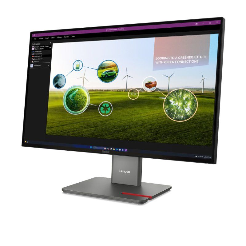 Lenovo ThinkVision P27Q-40 écran plat de PC 68,6 cm (27") 2560 x 1440 pixels Quad HD LED Noir