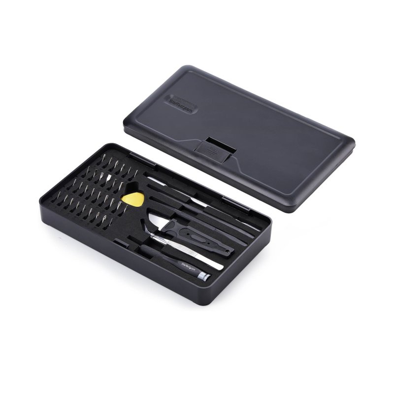StarTech.com 40-Piece Computer Repair Toolkit for Laptop/PC/Electronics/Phone, 30-Bit Precision Screwdriver Set,