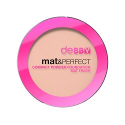 Debby By Deborah Mat & Perfect Compact Powder Foundation Mat Finish 01