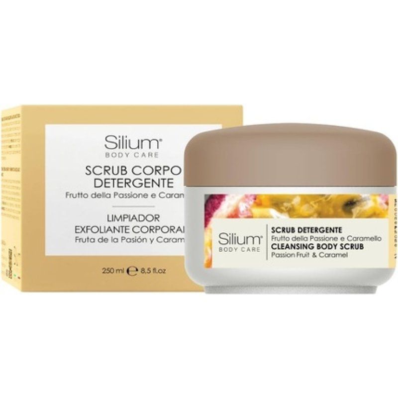 Silium Body Care Cleansing Body Scrub Passion Fruit & Caramel 250ml