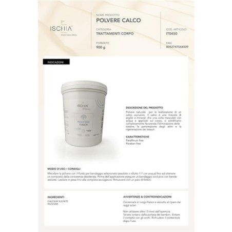 Sali Di Ischia Professional Calcium Powder 900g Body Treatment Mixture