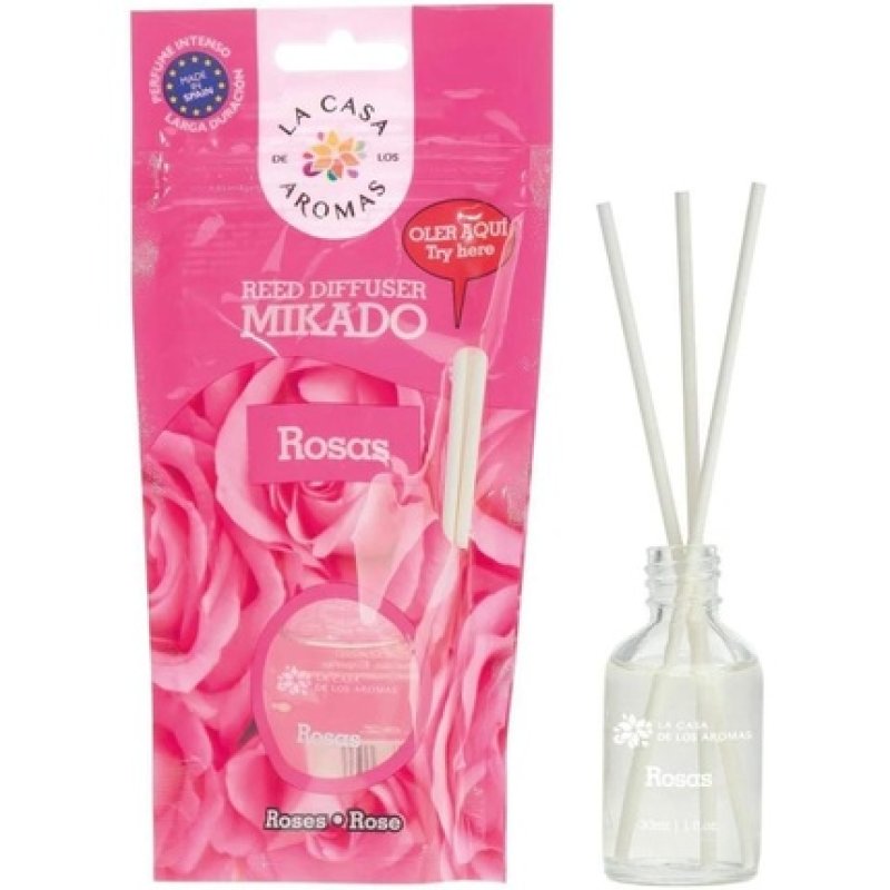 La Casa De Los Aromas Rose Aromatic Oil with Sticks 30ml