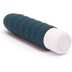 Vaginal Vibrator Type Made Of Hypoallergenic Silicone With A Corrugated Design For A