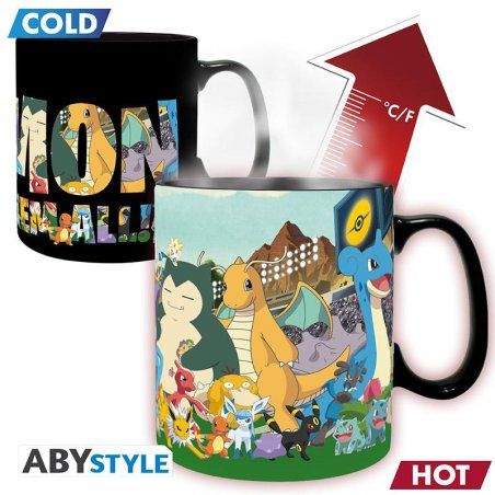 POKEMON - Attrapez-les tous - Mug thermoréactif 460ml
