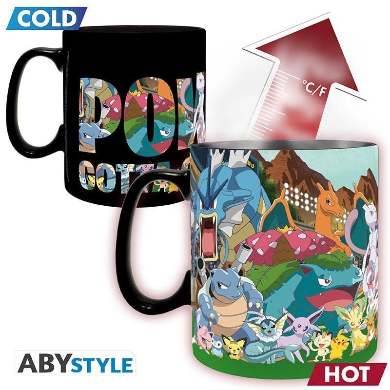 POKEMON - Attrapez-les tous - Mug thermoréactif 460ml