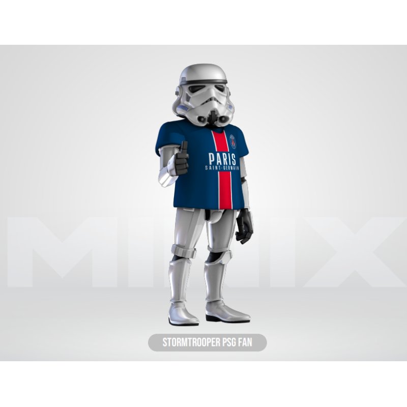 STAR WARS - PSG Stormtrooper Fan - Figurine Minix 12cm