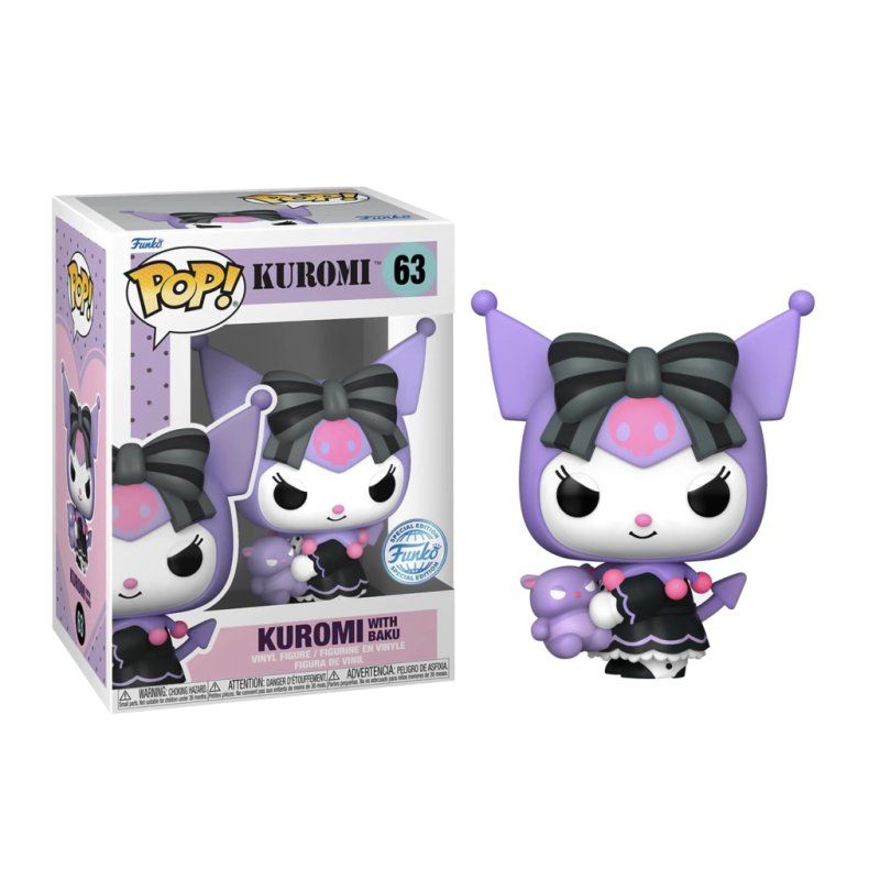 SANRIO - POP N° 63 - Kuromi avec Baku