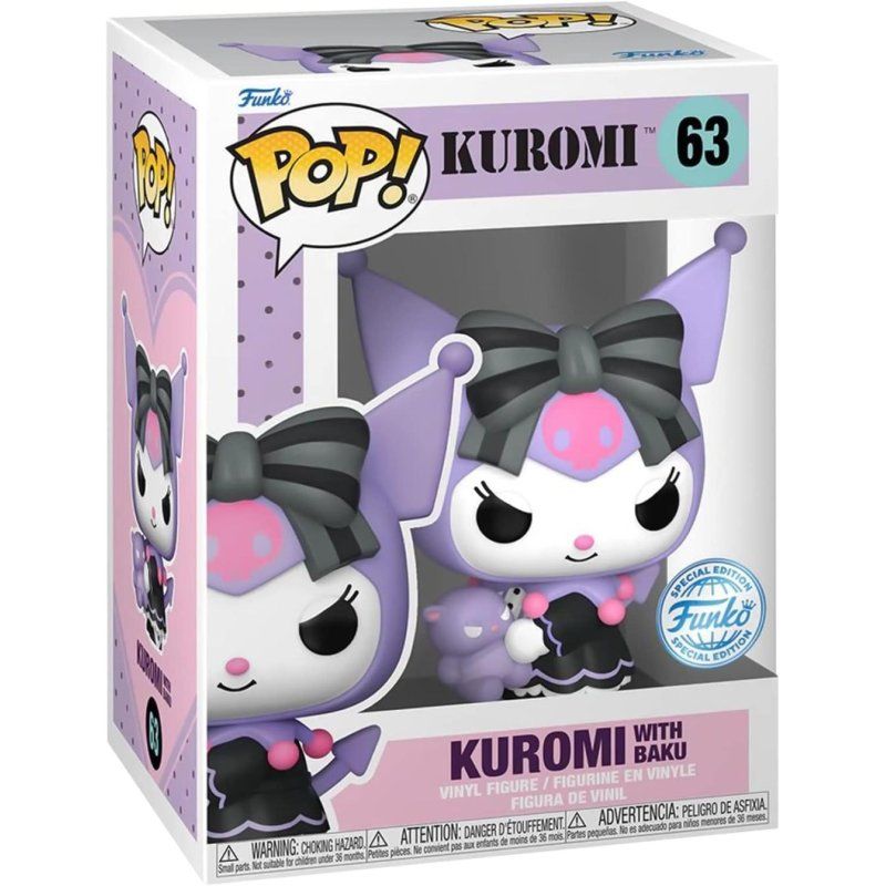 SANRIO - POP N° 63 - Kuromi avec Baku