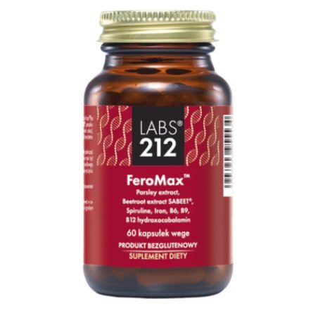 Labs212 Feromax Red Blood Cell Production Iron Absorption 60 Capsules