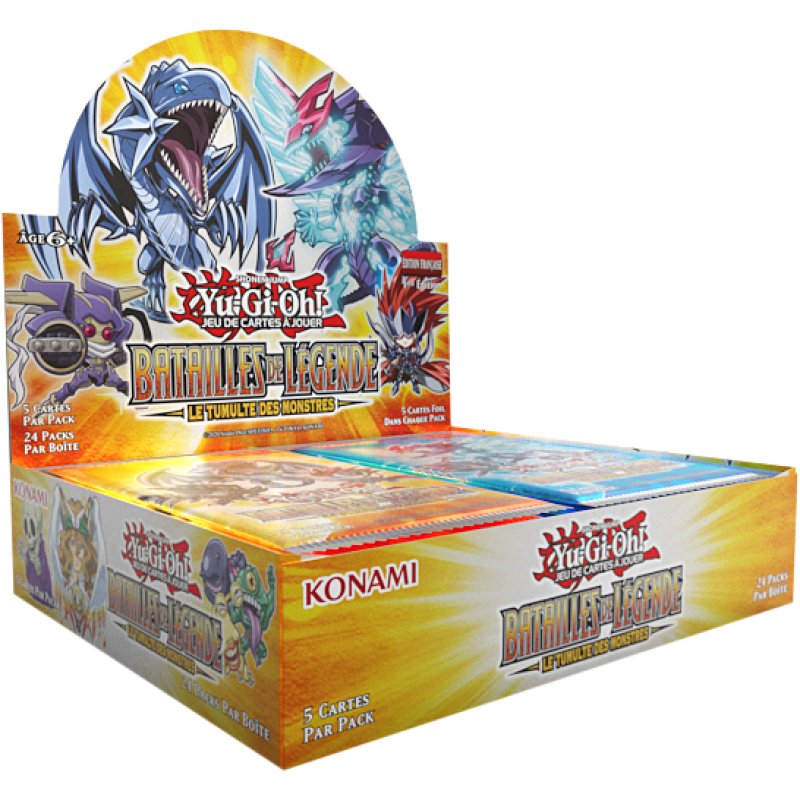 Yu-Gi-Oh! JCC - Display de Pack de Booster Batailles de Légende : Le Tumulte des Monstres (24 Boosters)
