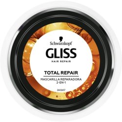 Gliss Total Repair Mask for Dry and Brittle Hair 300ml - Pack of 2