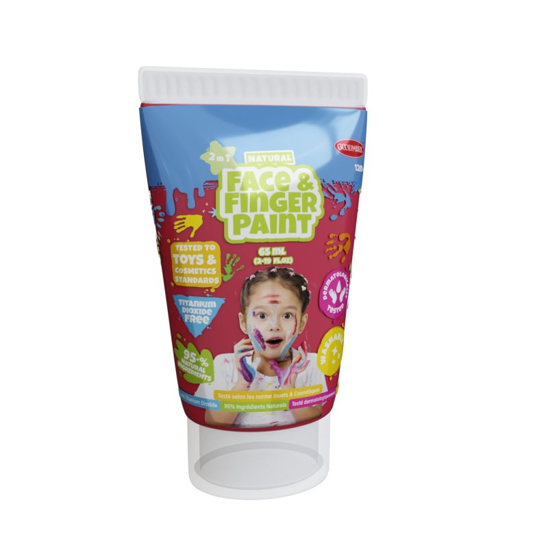 Face Painttoos - 65ml Tubes 6-Pack (109004)