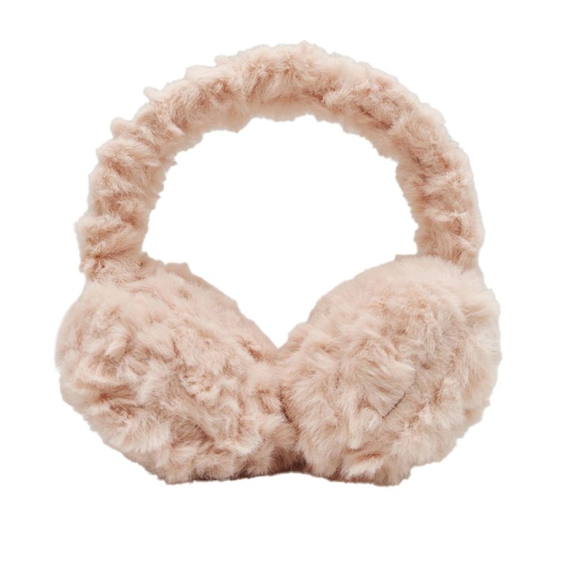 Tinka - Plush Earmuffs - Pink w. pearls (8-800427)