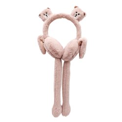 Tinka - Plush Earmuffs - Bear w. moveable ears (8-800424)