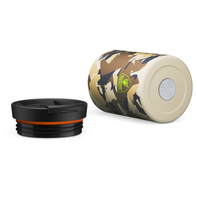 24Bottles Travel Tumbler Daily usage 350 ml Silicone, Stainless steel Black, Brown, Yellow