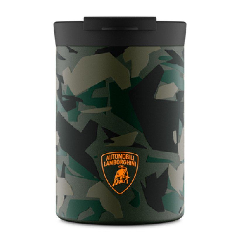 24Bottles Travel Tumbler Daily usage 350 ml Silicone, Stainless steel Black, Green