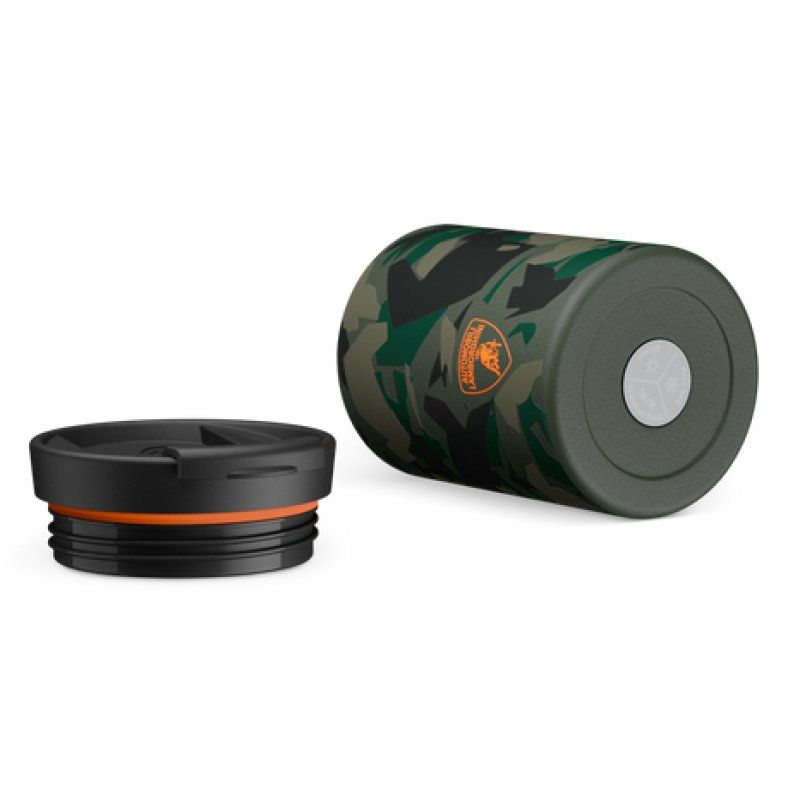 24Bottles Travel Tumbler Utilisation quotidienne 350 ml Silicone, Acier inoxydable Noir, Vert