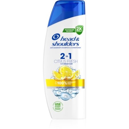 Citrus Fresh 2in1 Shampoo and Conditioner for Oily Hair and Dandruff