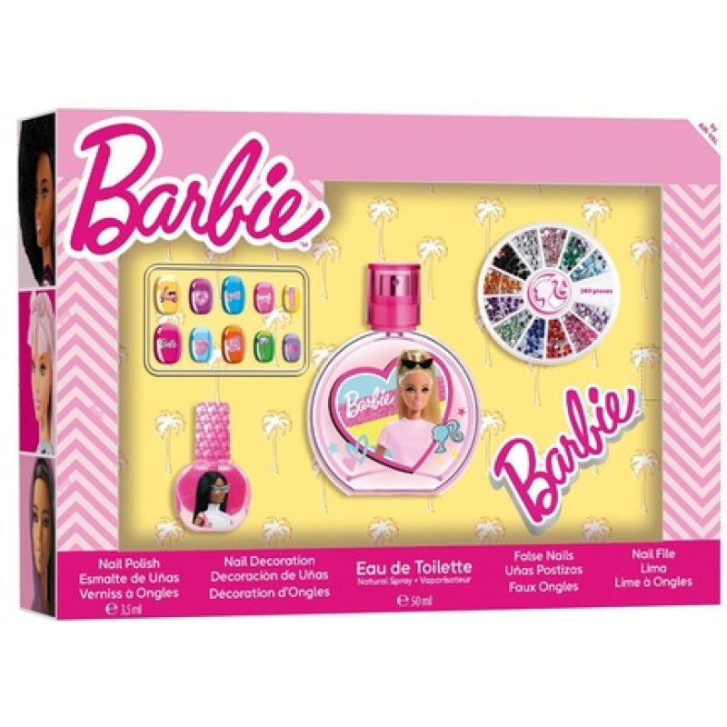 Barbie Set with Eau De Toilette 50ml and Manicure Set