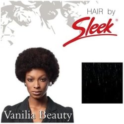 Human Hair Wigs Collection Sleek Afro Wig 1 Jet Black