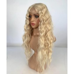 Sleek 32 Synthetic Lace Front Wig with Baby Hair - Synthetic and Human Hair