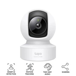TP-Link Camera Tapo C222 Wi-Fi Indoor Pan/Tilt Security 2K, 360 Degrees, White EU