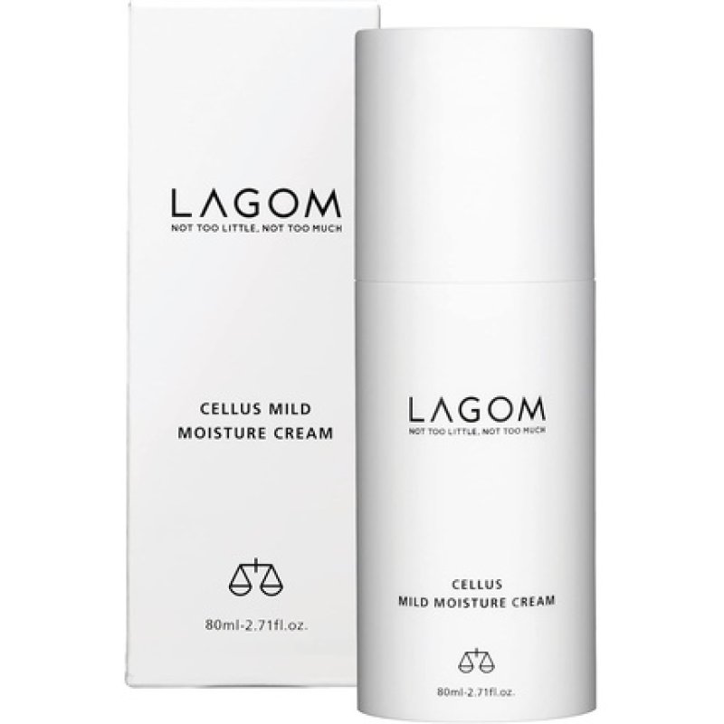 Lagom Cellus Mild Moisture Cream 75ml with Dermaflux and Green Tea