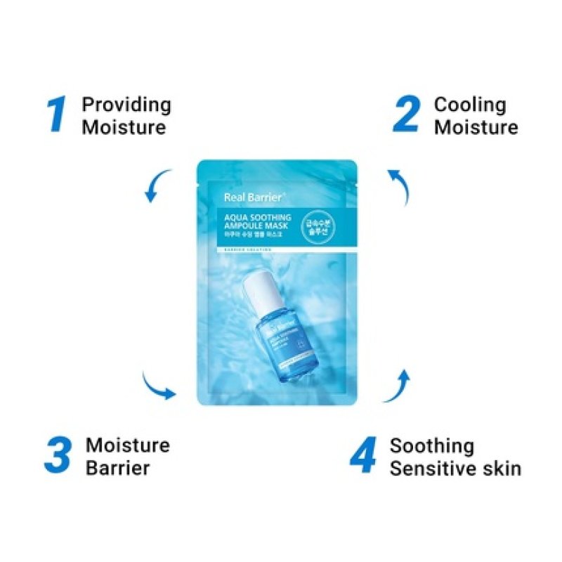 Real Barrier Aqua Soothing Ampoule Face Sheet Mask