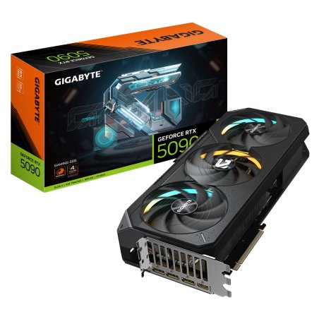 GIGABYTE GeForce RTX 5090 GAMING 32G Carte Graphique - 32 Go GDDR7, 512 bits, PCI-E 5.0, 2407MHz Core Clock, 3 x DP