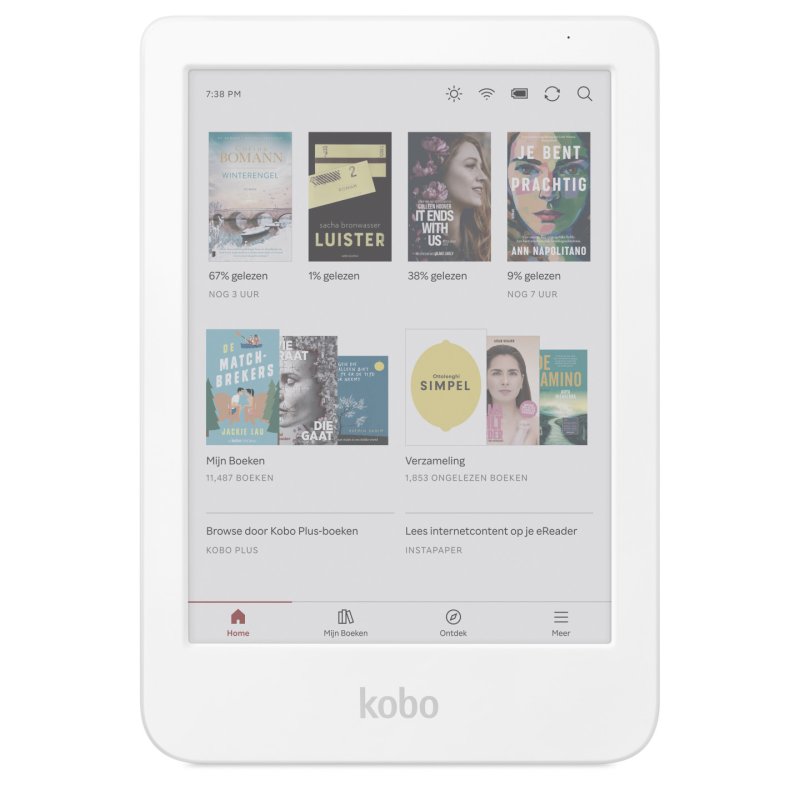 Kobo Clara Colour Liseuse Écran tactile 16 Go Wifi Blanc
