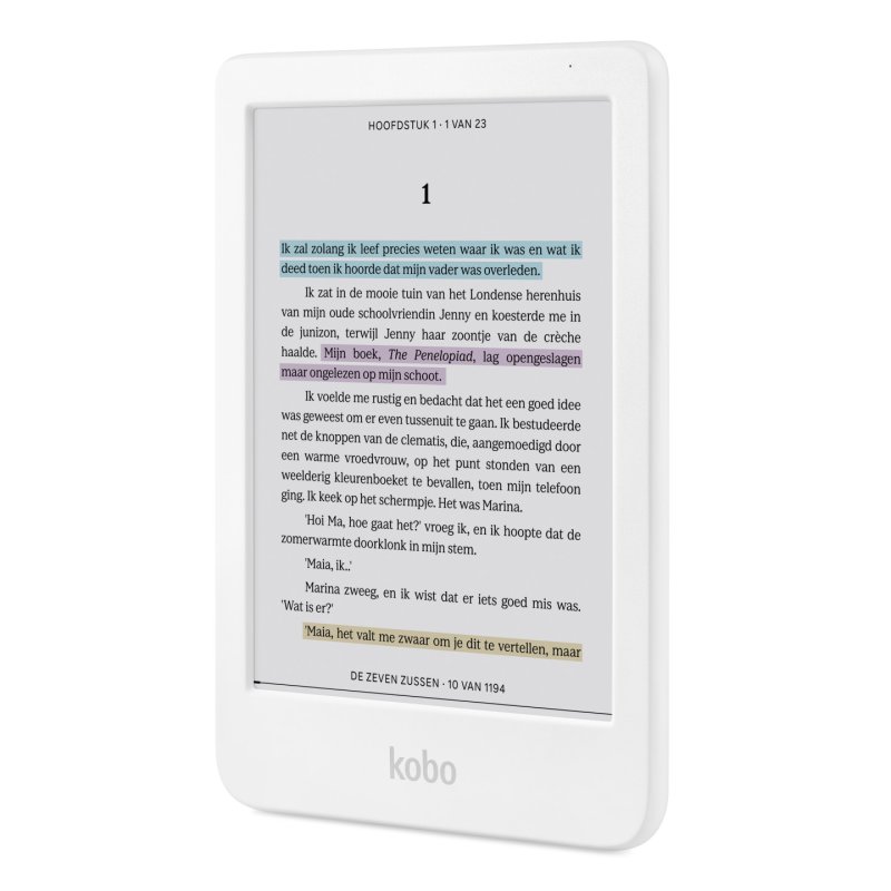 Kobo Clara Colour e-book reader Touchscreen 16 GB Wi-Fi White