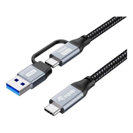 Equip 128431 USB cable USB 3.2 Gen 2x2 1 m USB A/USB C USB C Black