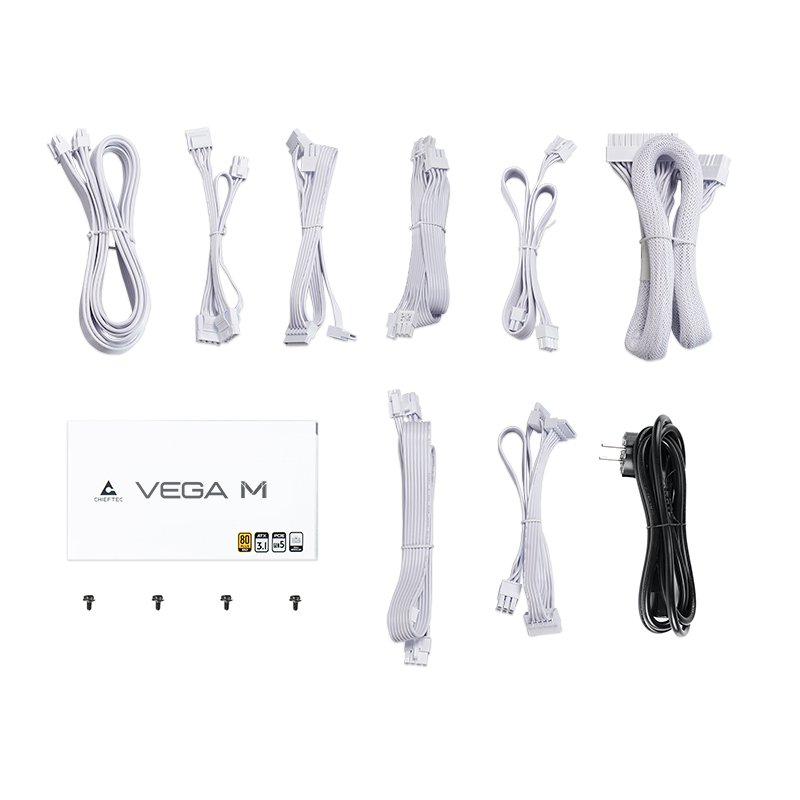 Vega M 750W White (1x 12 Pin High Power GPU, 4x PCIe, 750 Watt)