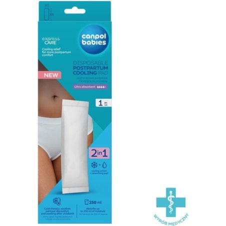 Canpol Babies Disposable Cooling Bandage After Birth 1 Pc Cold Therapy Absorbent