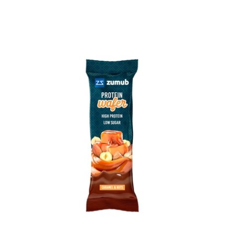 Zumub Protein Wafer Caramel And Nuts 35g