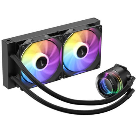 Antec Vortex Lum 240 ARGB Processeur Kit de refroidissement du liquide 12 cm Noir